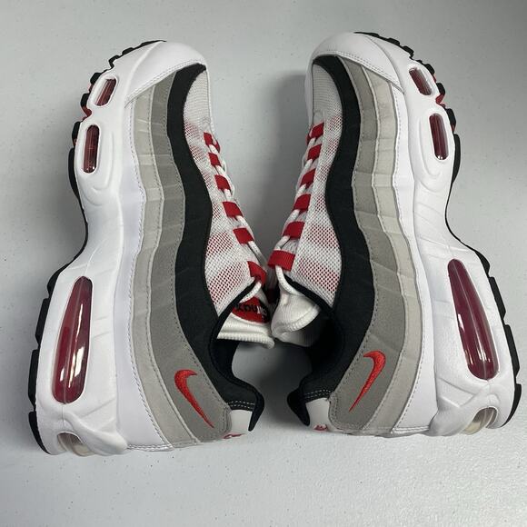 Nike Air Max 95 OG Comet Red 2026 IB7862 100 Size 7 Men Size 8.5 Women White
